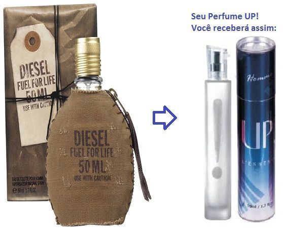 UP! 37 - Diesel Fuel For Life - Perfume Masculino 50ml
