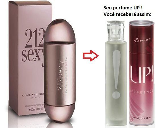 UP! 02 - 212 Sexy - Perfume Feminino 50ml